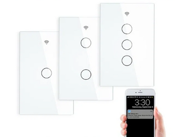 Replace your existing Light Switches with our Wifi Enabled switches to add voice control to all the lights in your home